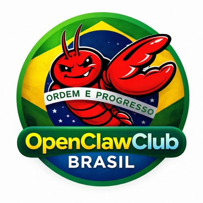 Brasão do OpenClaw Club Brasil